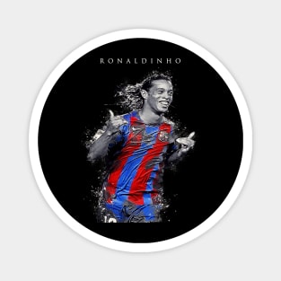 Ronaldinho in abstract art Magnet